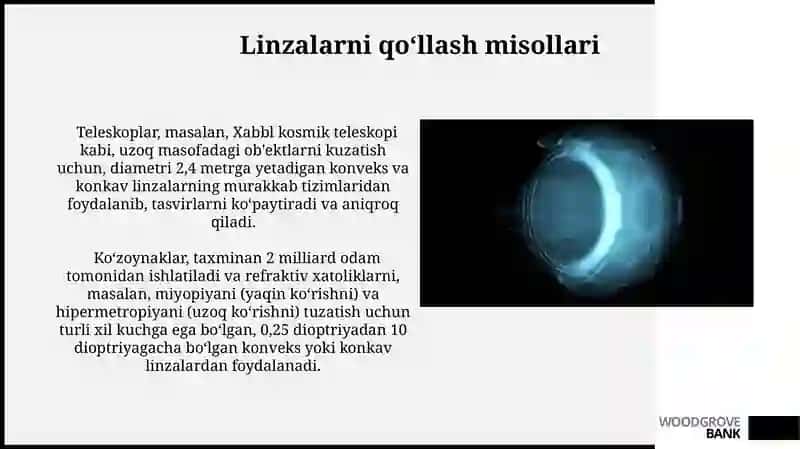 Linzalar va ularning tasvirlash texnikasi 3
