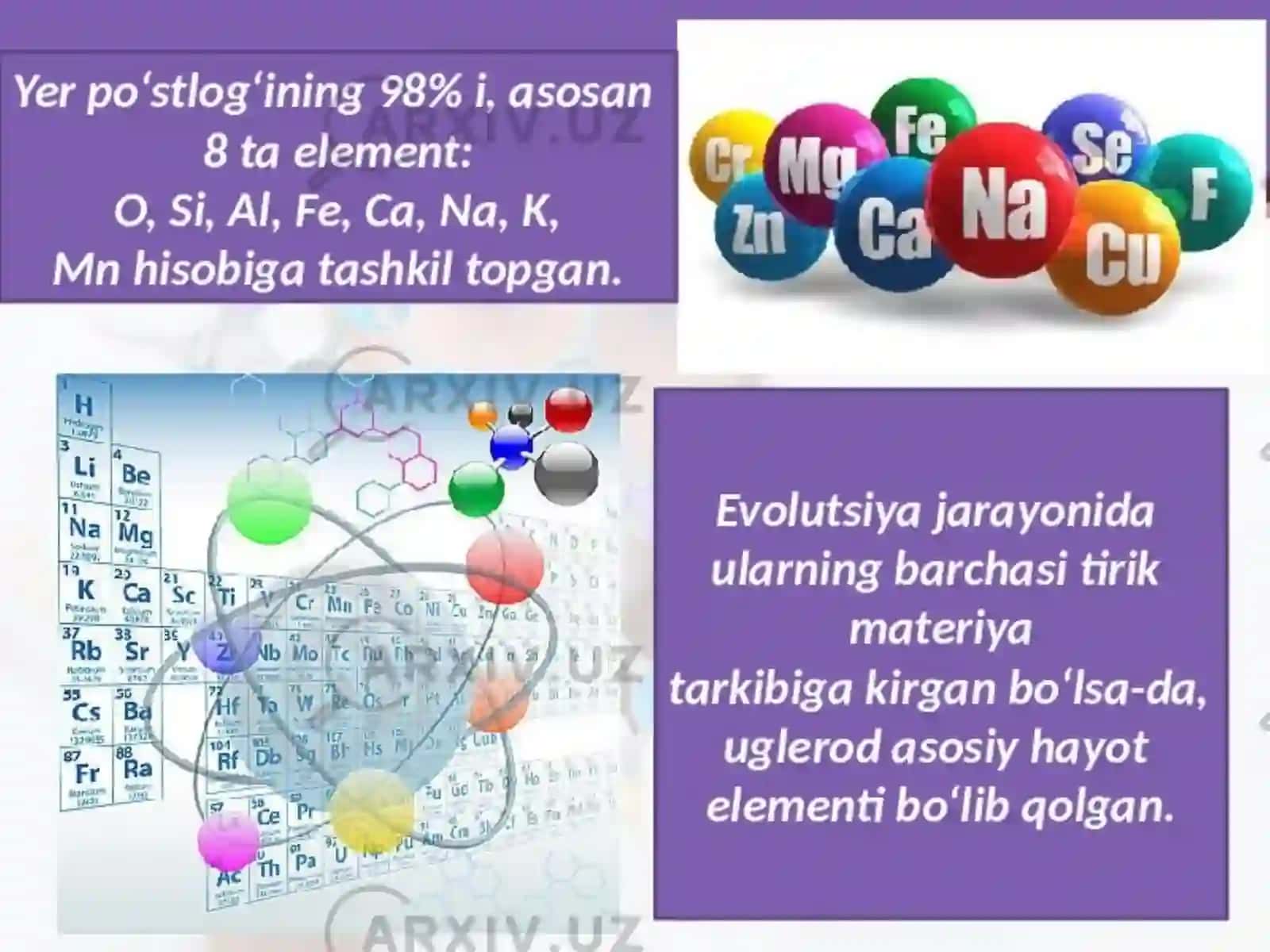 Biogen elementlar 3