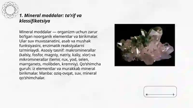 Mineral moddalar 3