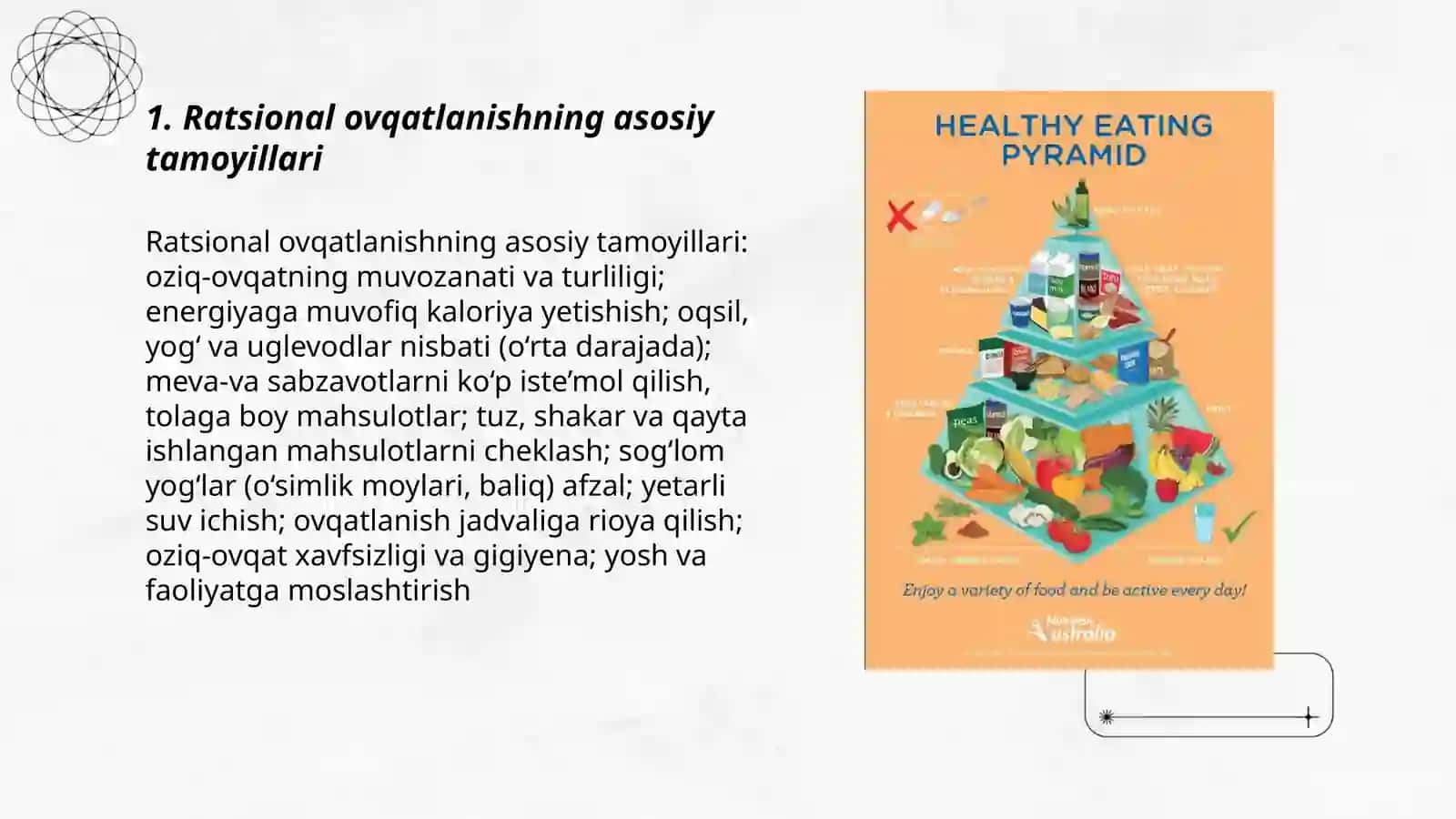 Ratsional ovqatlanishning asosiy tamoyillari 3