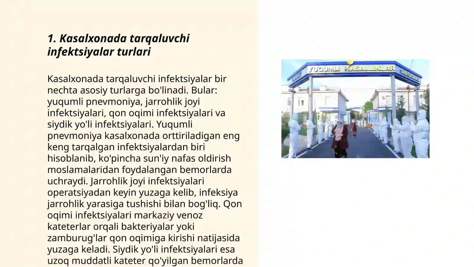 Kasalxona ichida tarqaluvchi (yatrogen) yuqumli kasalliklar qo'zg'atuvchilari va ularni laboratoriya tashxislari 3