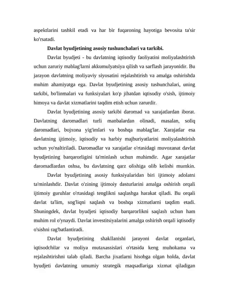 Davlat Byudjeti Daromad va Xarajatlarini Prognoz Qilish 3