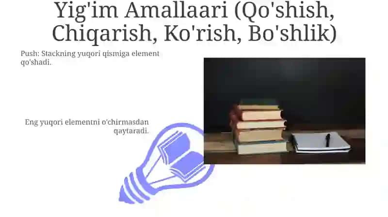 Stek va Navbat strukturalari 3