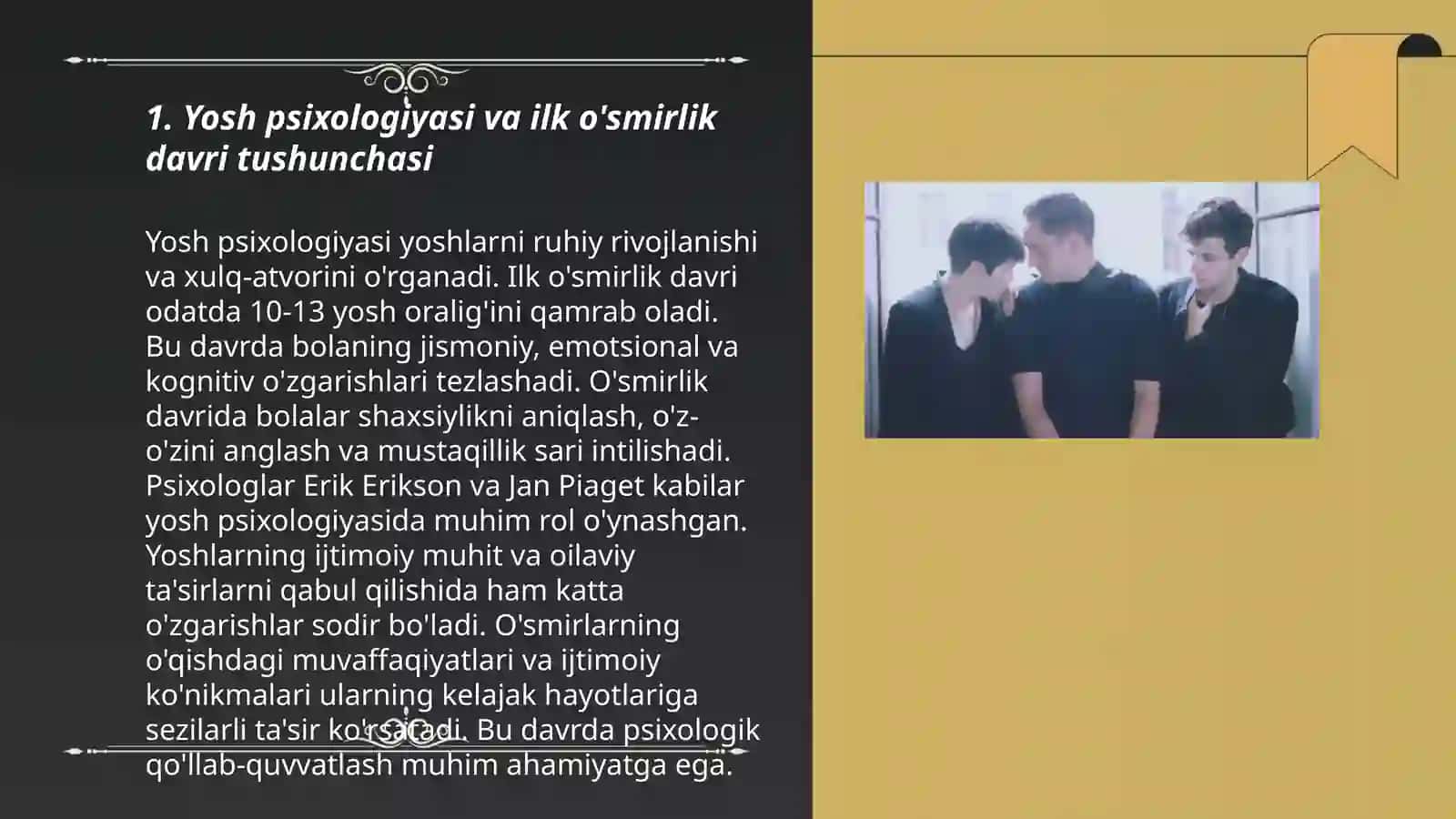 Ilk o'smirlik davrida psixik rivojlanish xususiyatlari 3