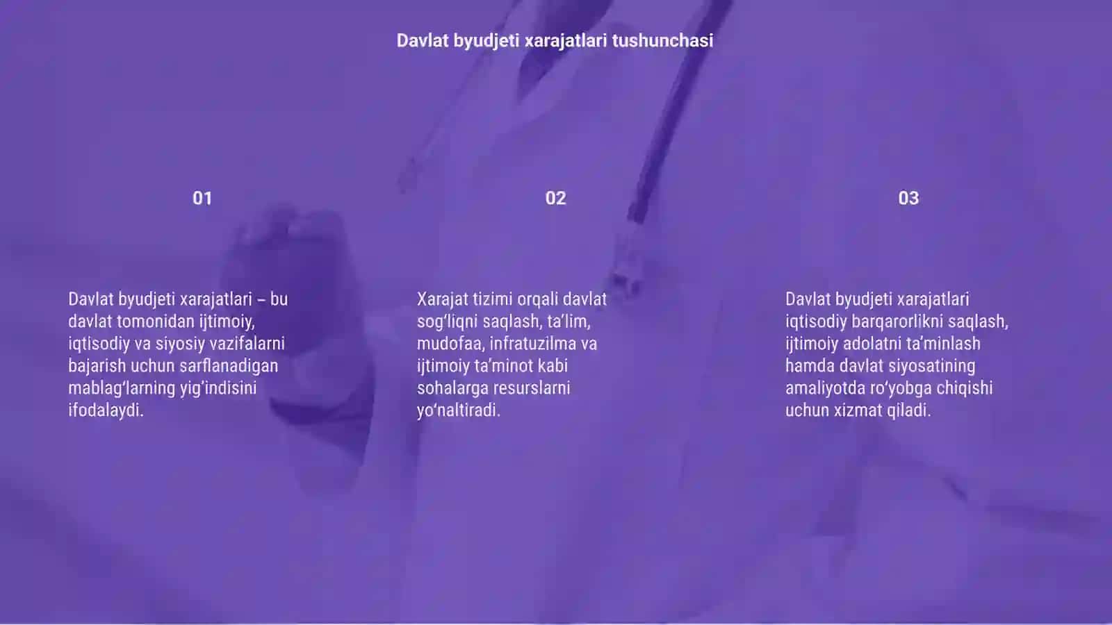 Davlat byudjeti xarajatlar tizimi 3