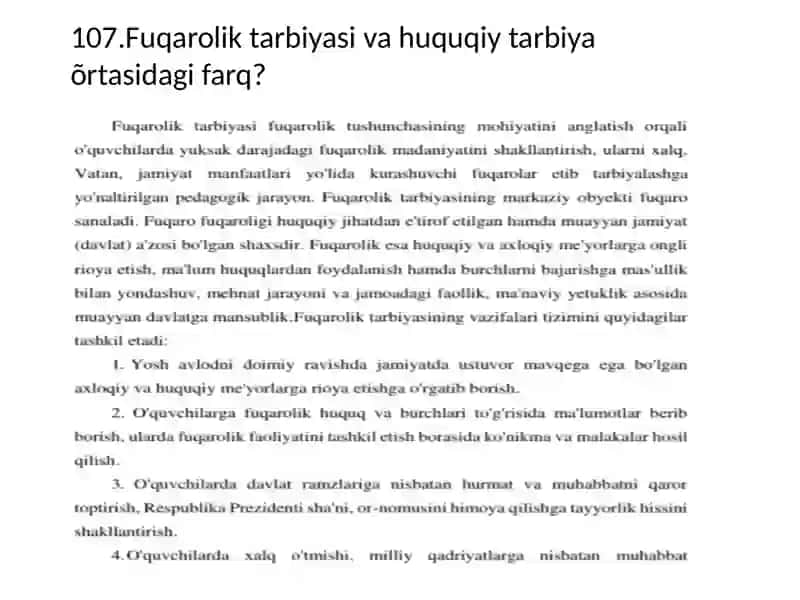 Fuqarolik Tarbiyasi 3