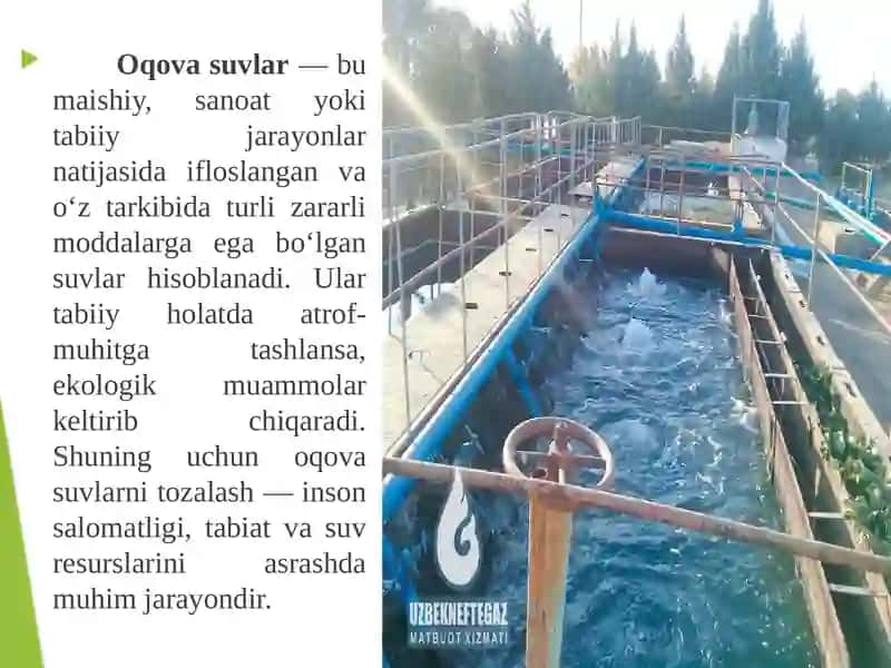Oqova suvlarni tozalash usullari 3