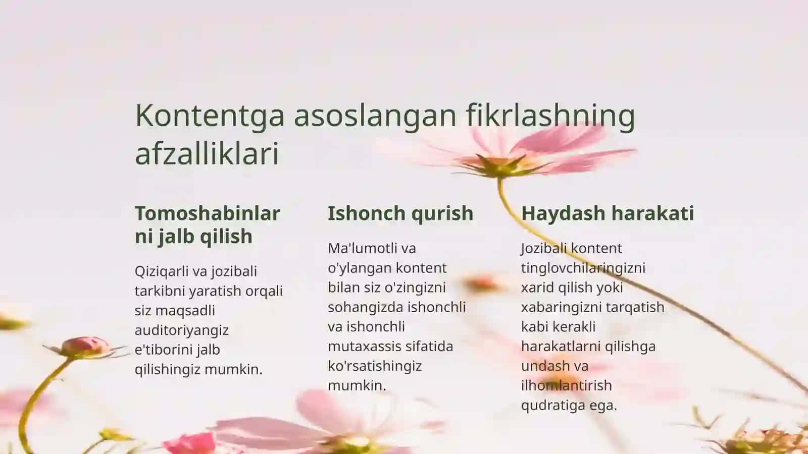 Kontentga asoslangan fikrlash 3