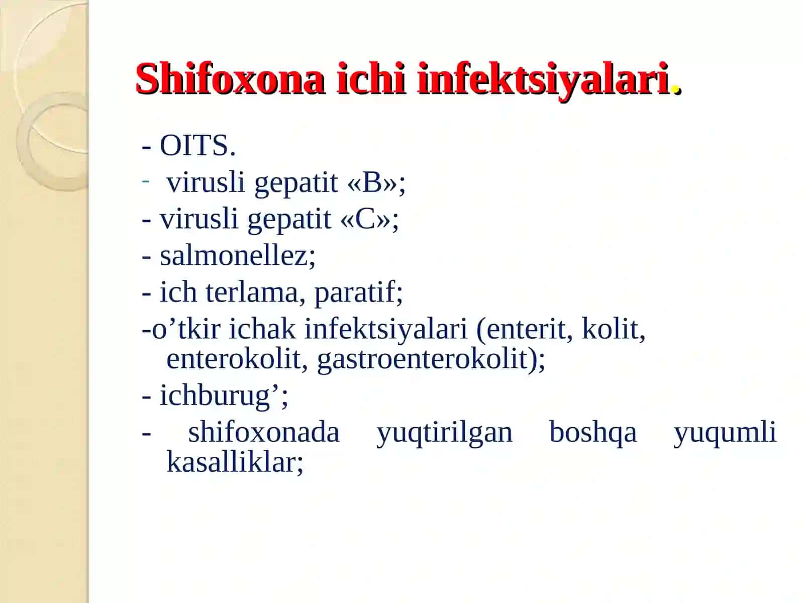 SHIFОХОNАICHI INFЕKTSIYASI 3