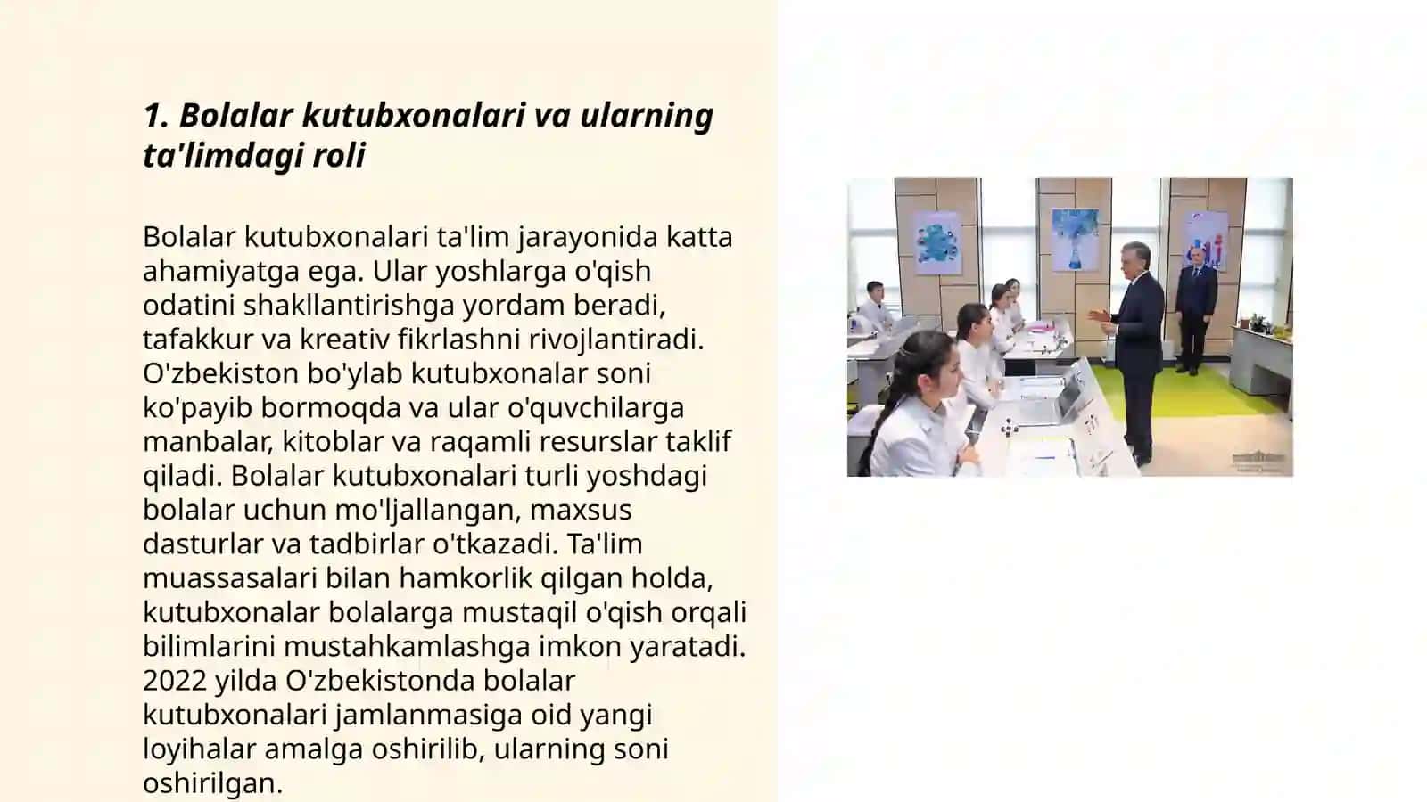 Bolalar kutubxonalari ahamiyati 3