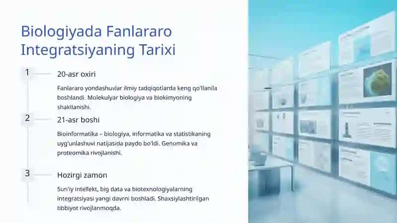 Biologiyada Fanlararo Integratsiya 3
