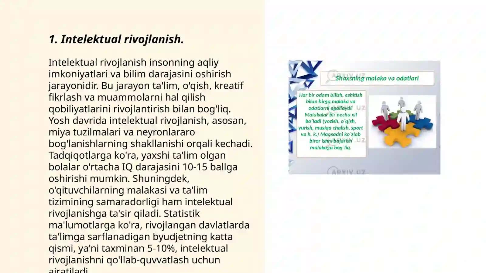 Intelekt va kreativlik 3