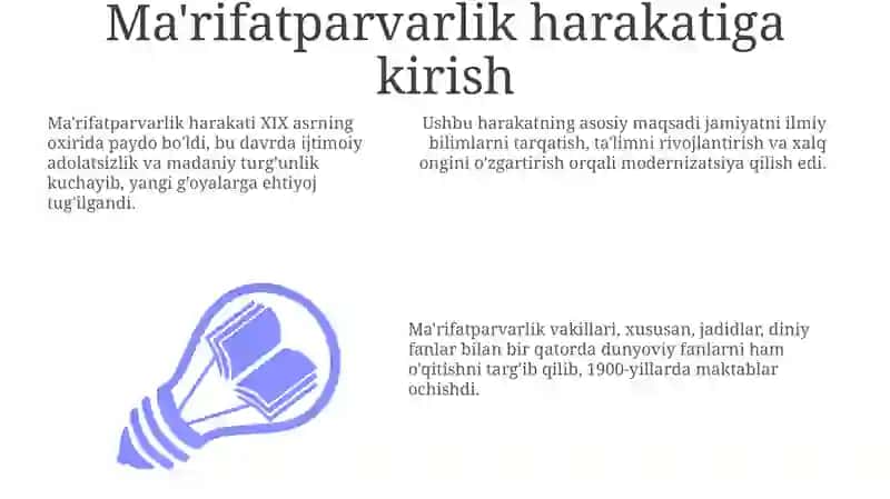Ma'rifatparvarlik harakati 3