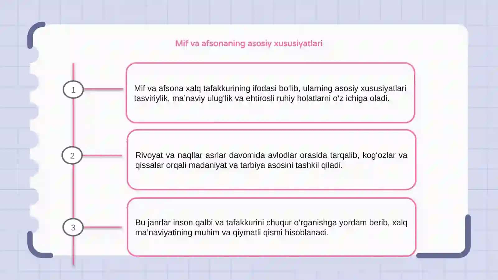 Mif va Afsona, Rivoyat, Naqllarning Janr Xususiyati 3