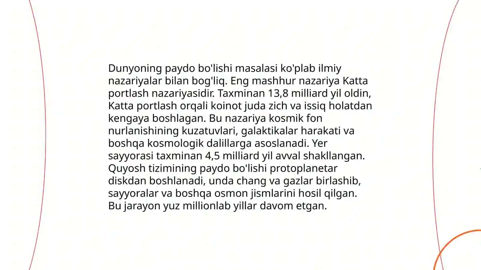 Tur evolyutsion jarayonning asosiy bosqichlari 3