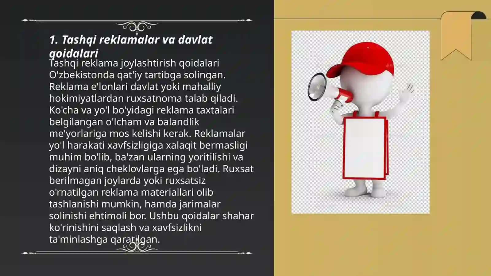 Tashqi reklamalar va davlat qoidalari 3