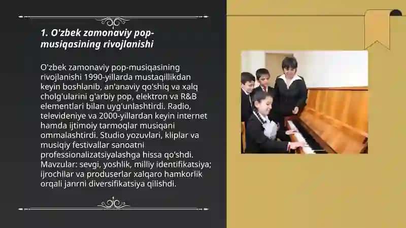 O’zbek zamonaviy musiqasi 3