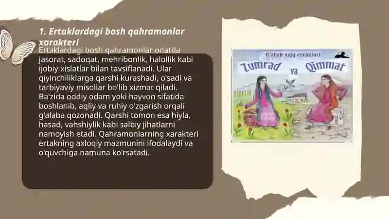 Ertaklardagi obrazlar tahlili 3