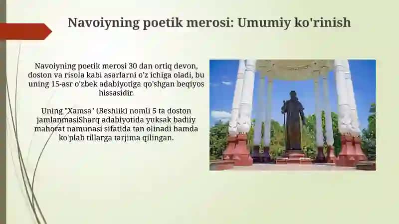 Navoiyning poetik merosi 3