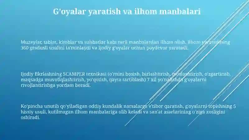 Art kreativ metodlar 3