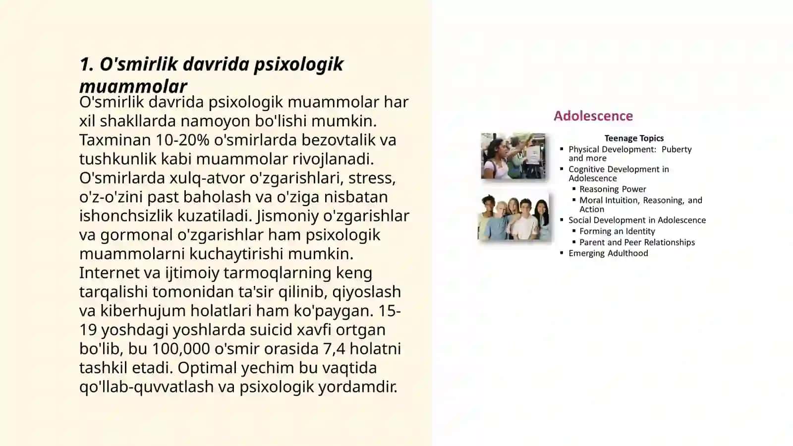 Tarbiyasi qiyin o'smirlar 3