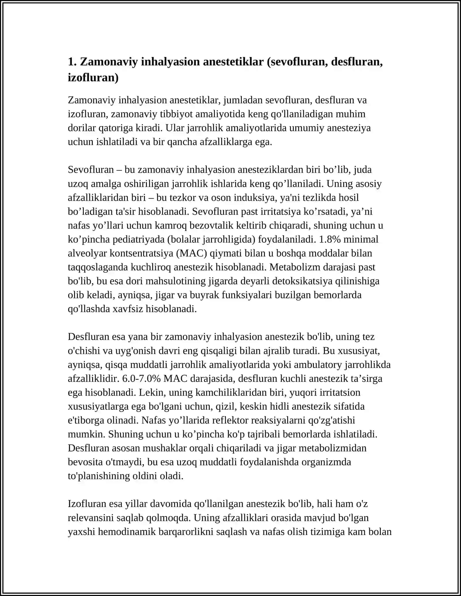 ZAMONAVIY ANESTETIK VOSITALAR 3