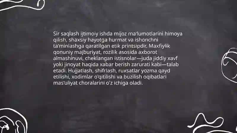 Ijtimoiy ishning odob va axloq muammolari 3