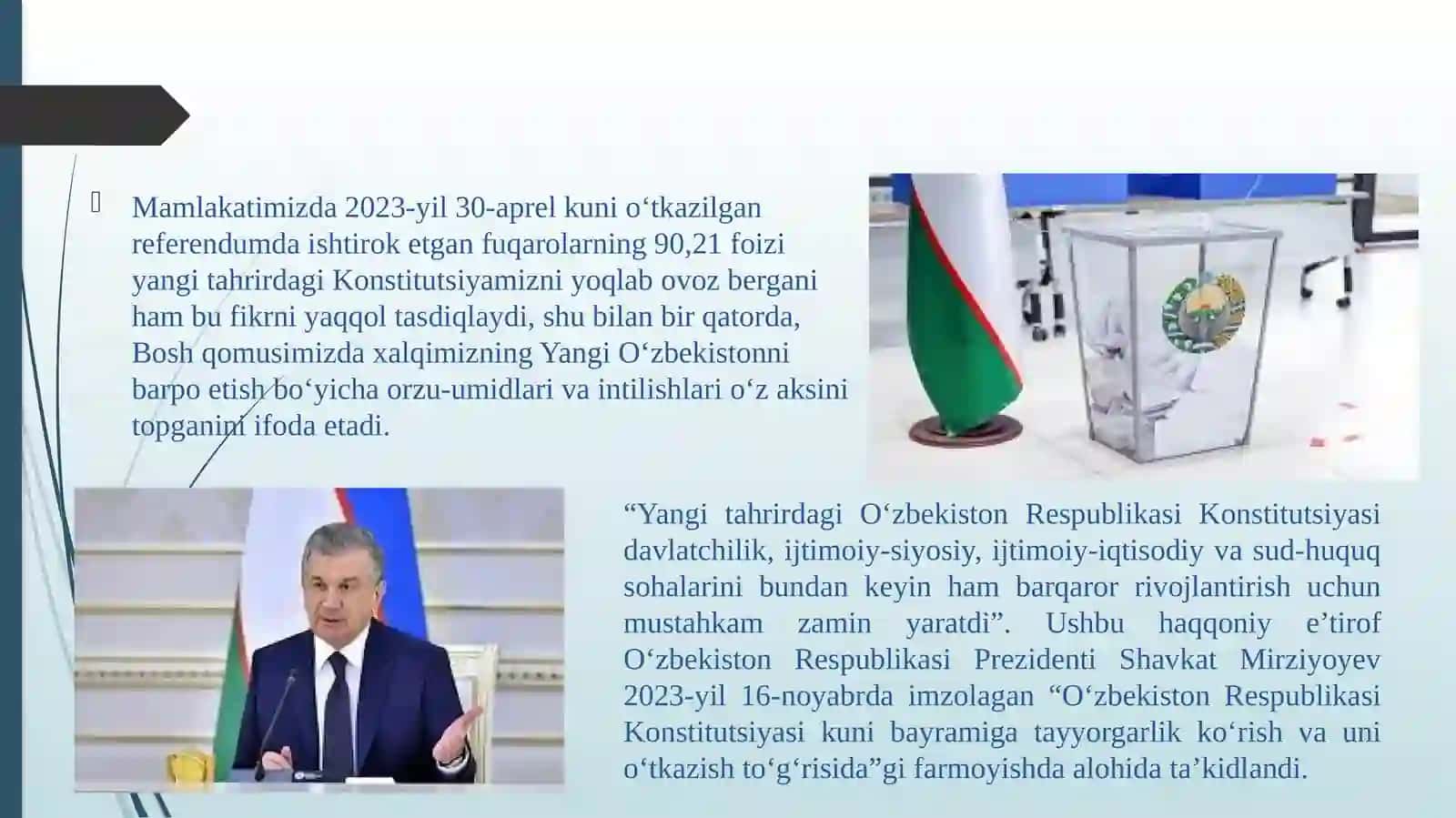 Konstututsiya – farovon hayotimiz poydevori 3