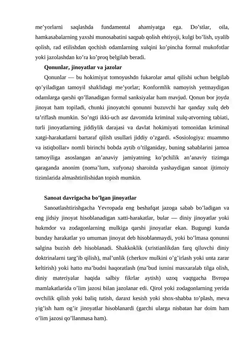 Konformlik va deviant xulq-atvor sosiologiyasi 3