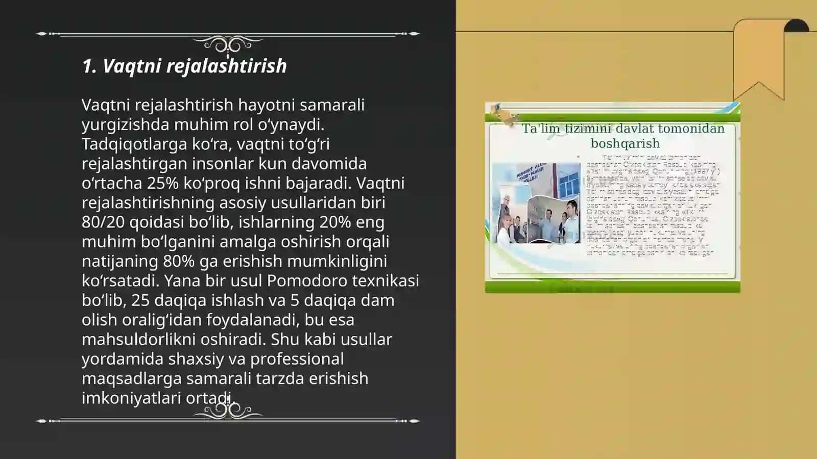 Vaqtni rejalashtirish 3