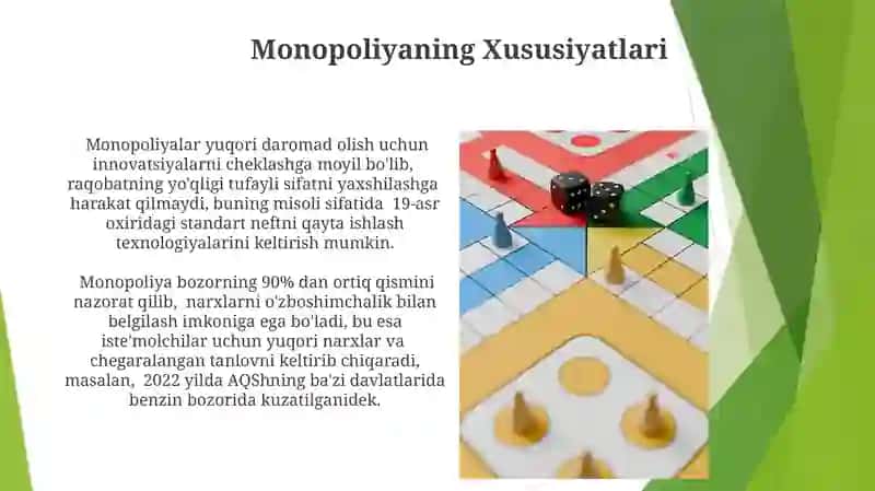 Monopoliya va Monopsoniya 3