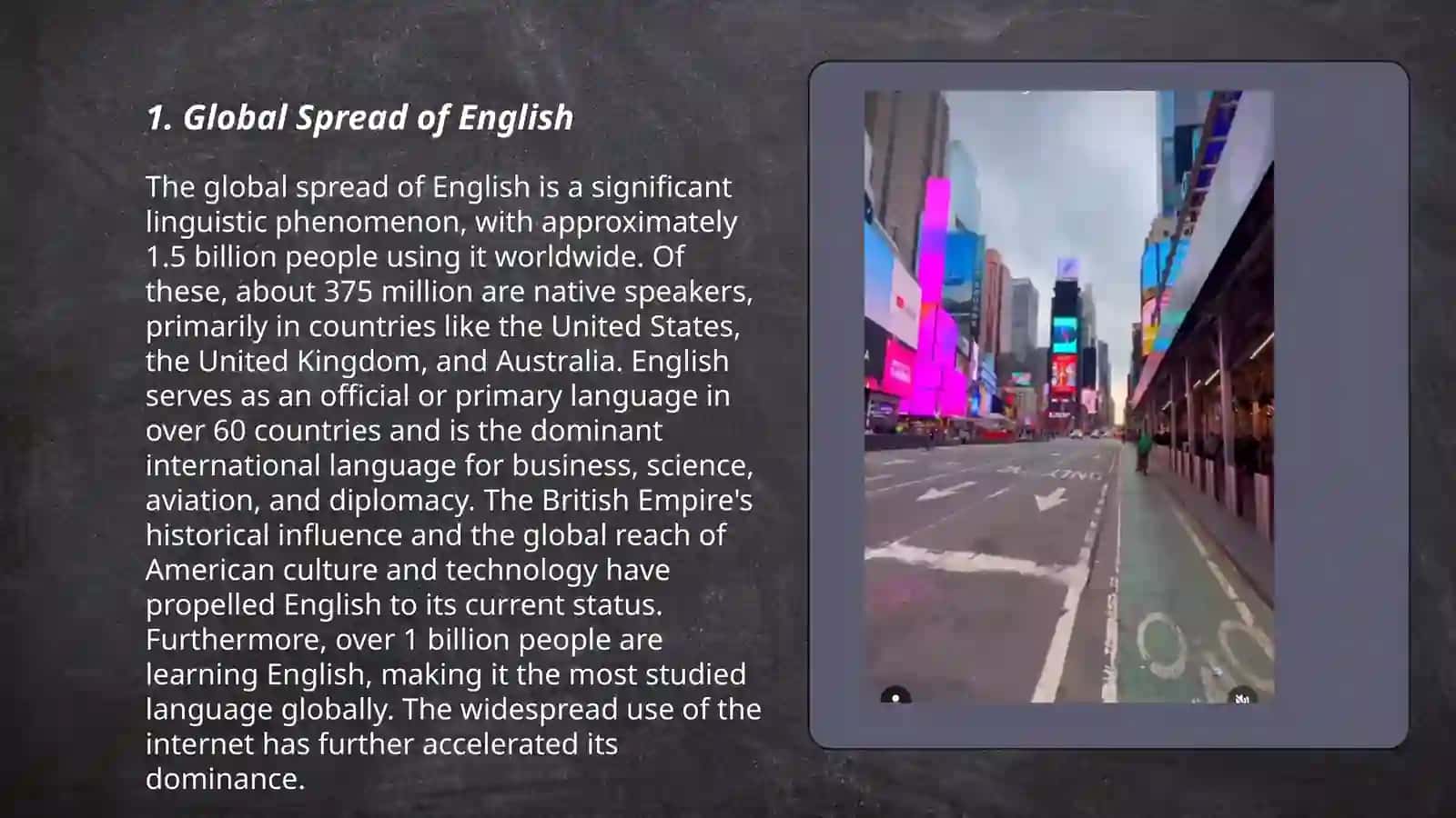 Global Spread of English 3