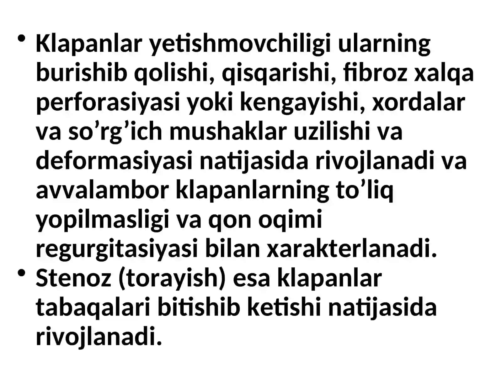 YURAK ORTTIRILGAN NUQSONLARI 3