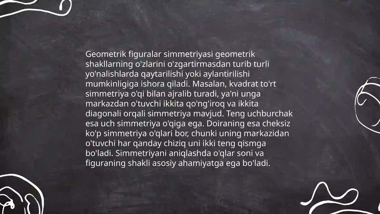 Tabiatdagi semetriyalar 3