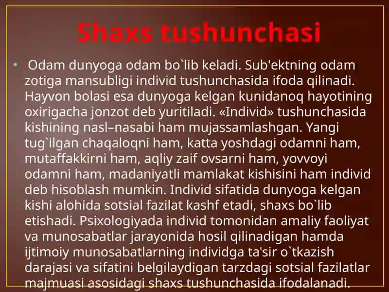 Shaxsnazariyalari 3