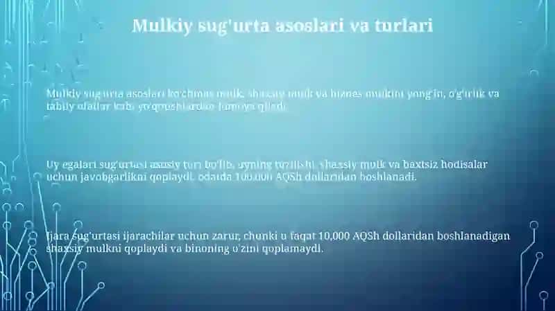 Mulkiy sug'urta 3