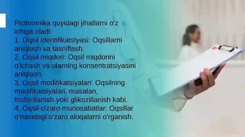 Proteomika.Genlar ekspressiyasi.Genetik polimorfizm va farmakogenetika 3