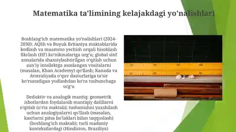 Boshlangʻich sinfda matematika oʻqitish metodikasi 3