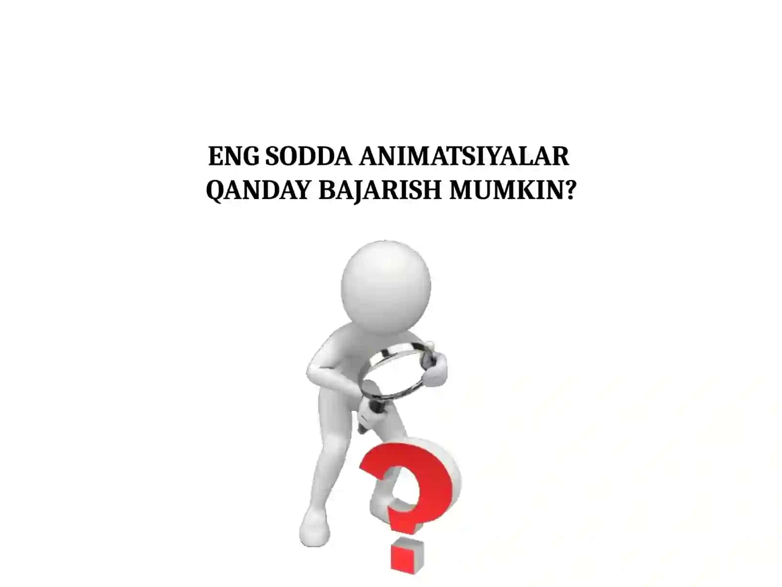 Raqamli tasvir animatsiyalari 3