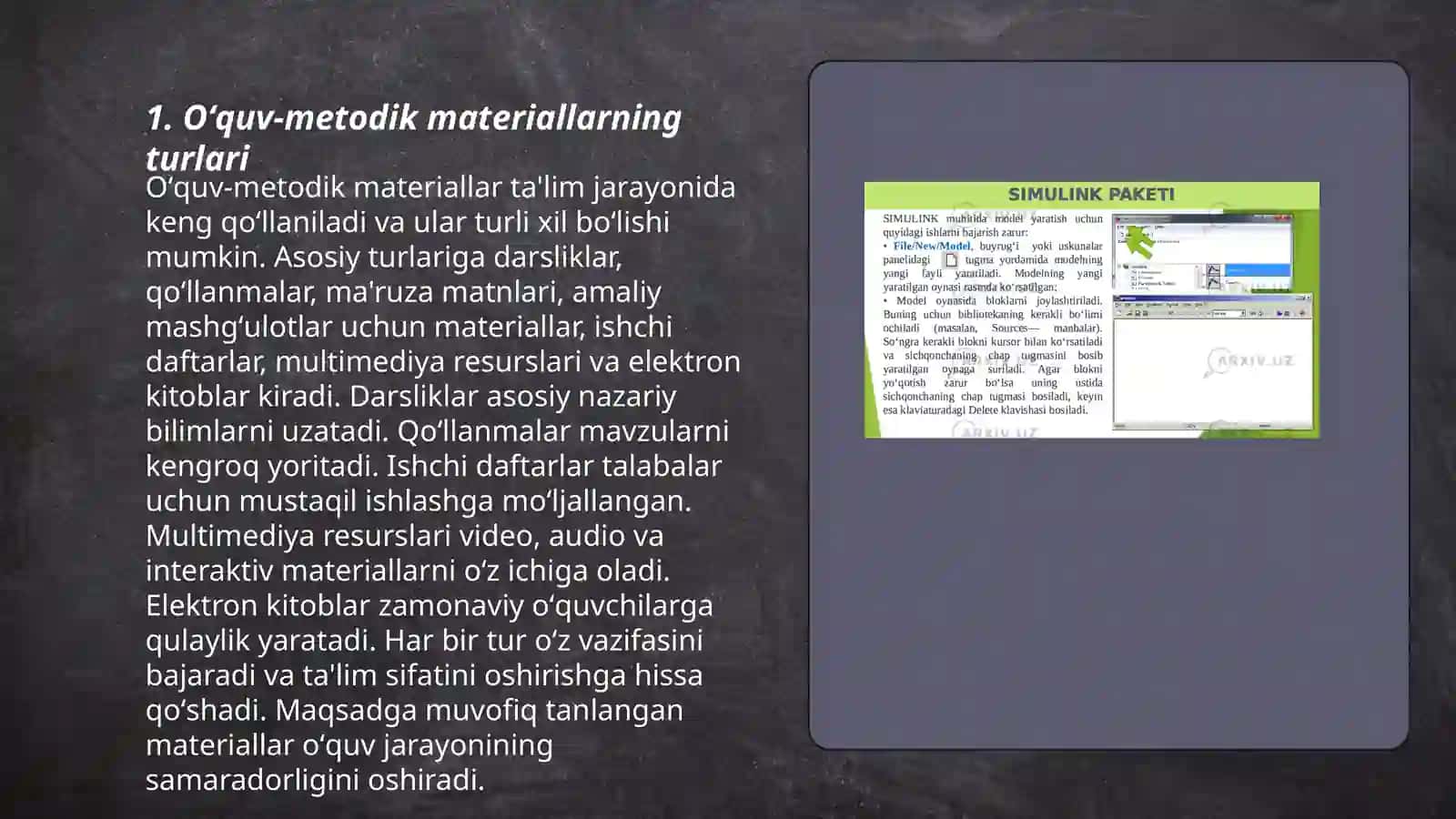 Oʻquv-metodik materiallar 3