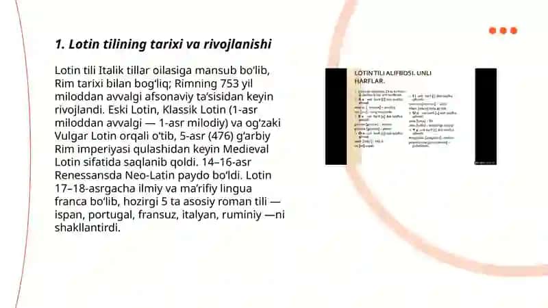 Lotin tili 3