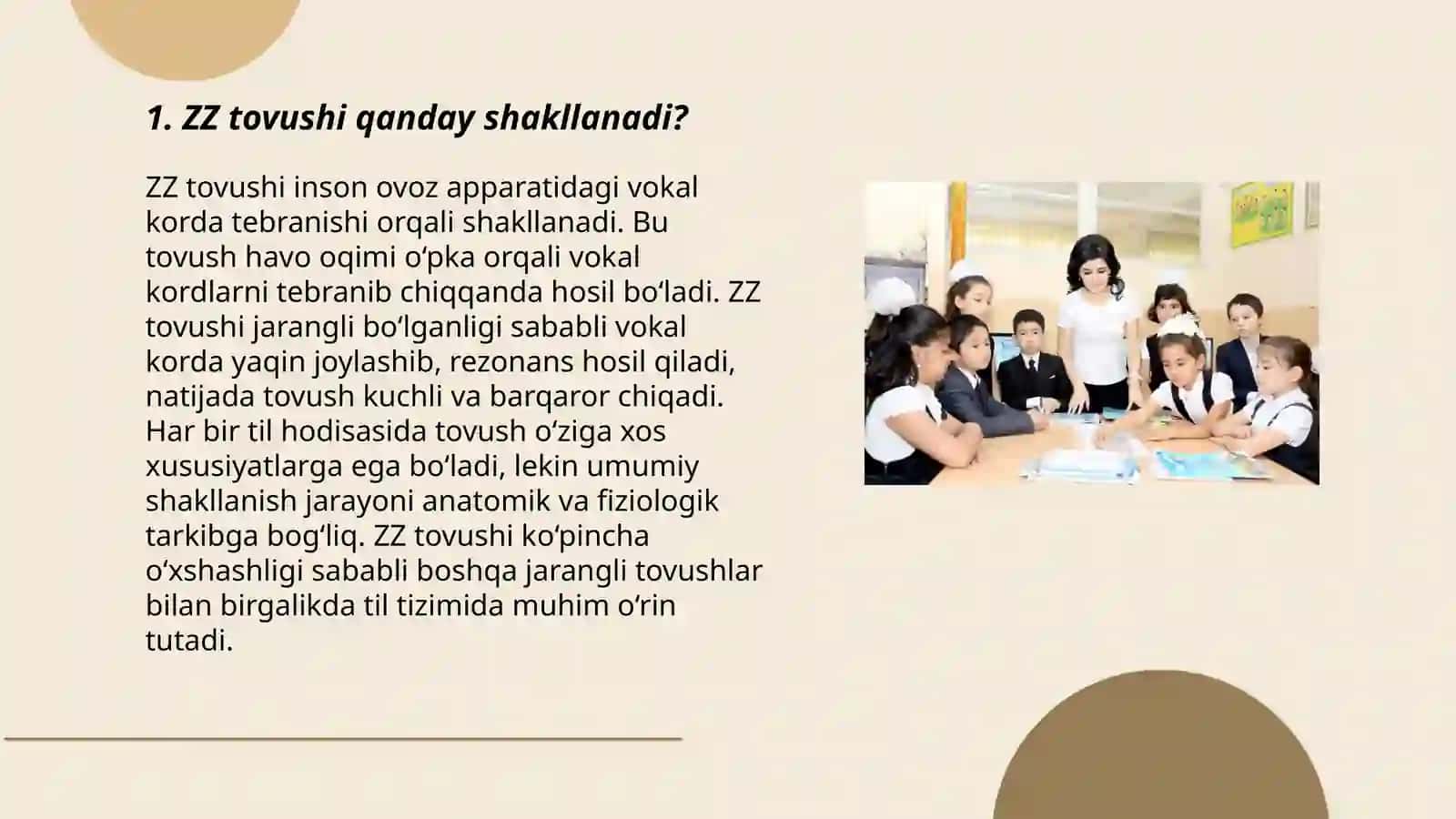 ZZ tovushi qanday shakllanadi 3