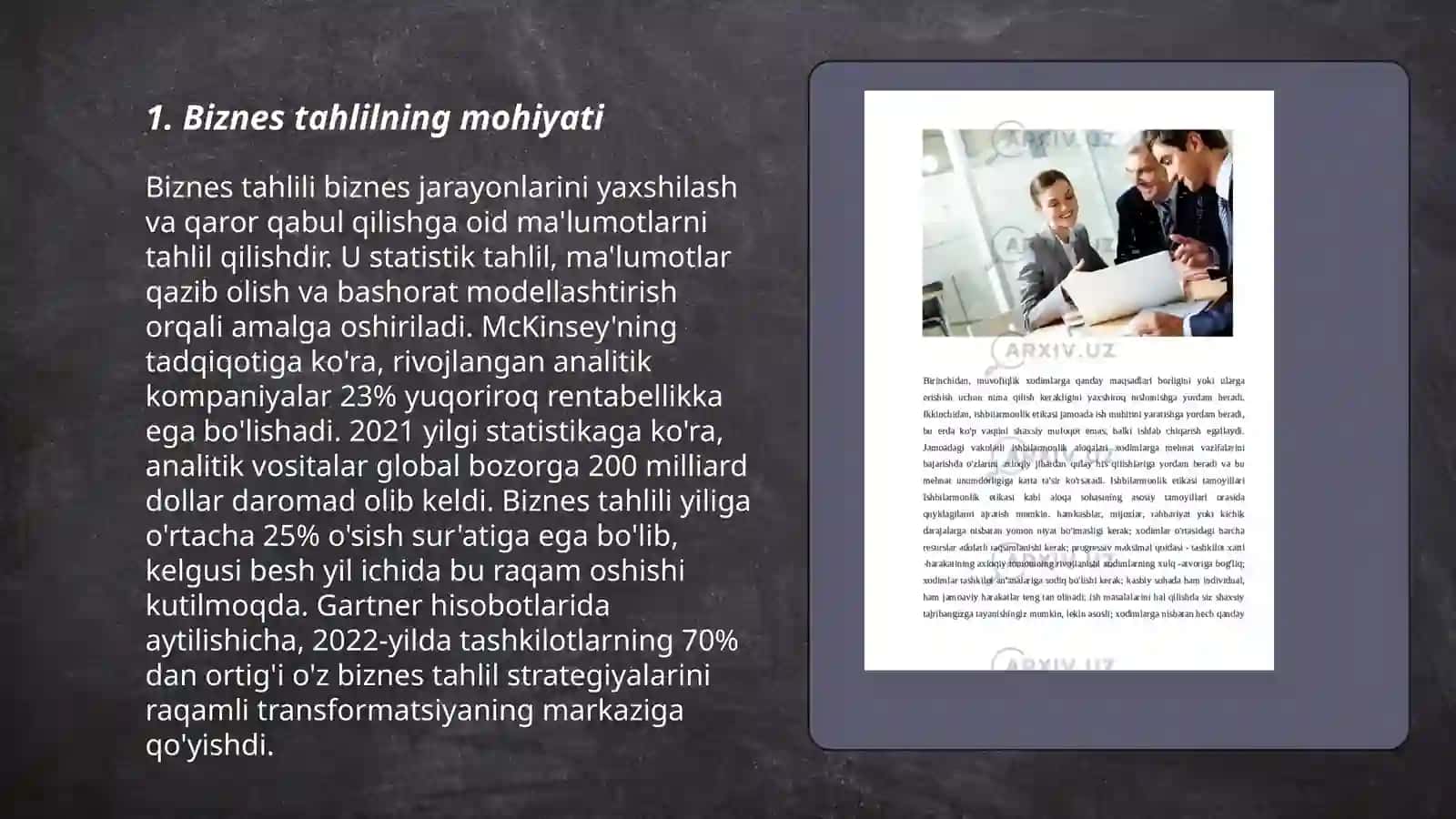Biznes tahlil va uning usullari 3