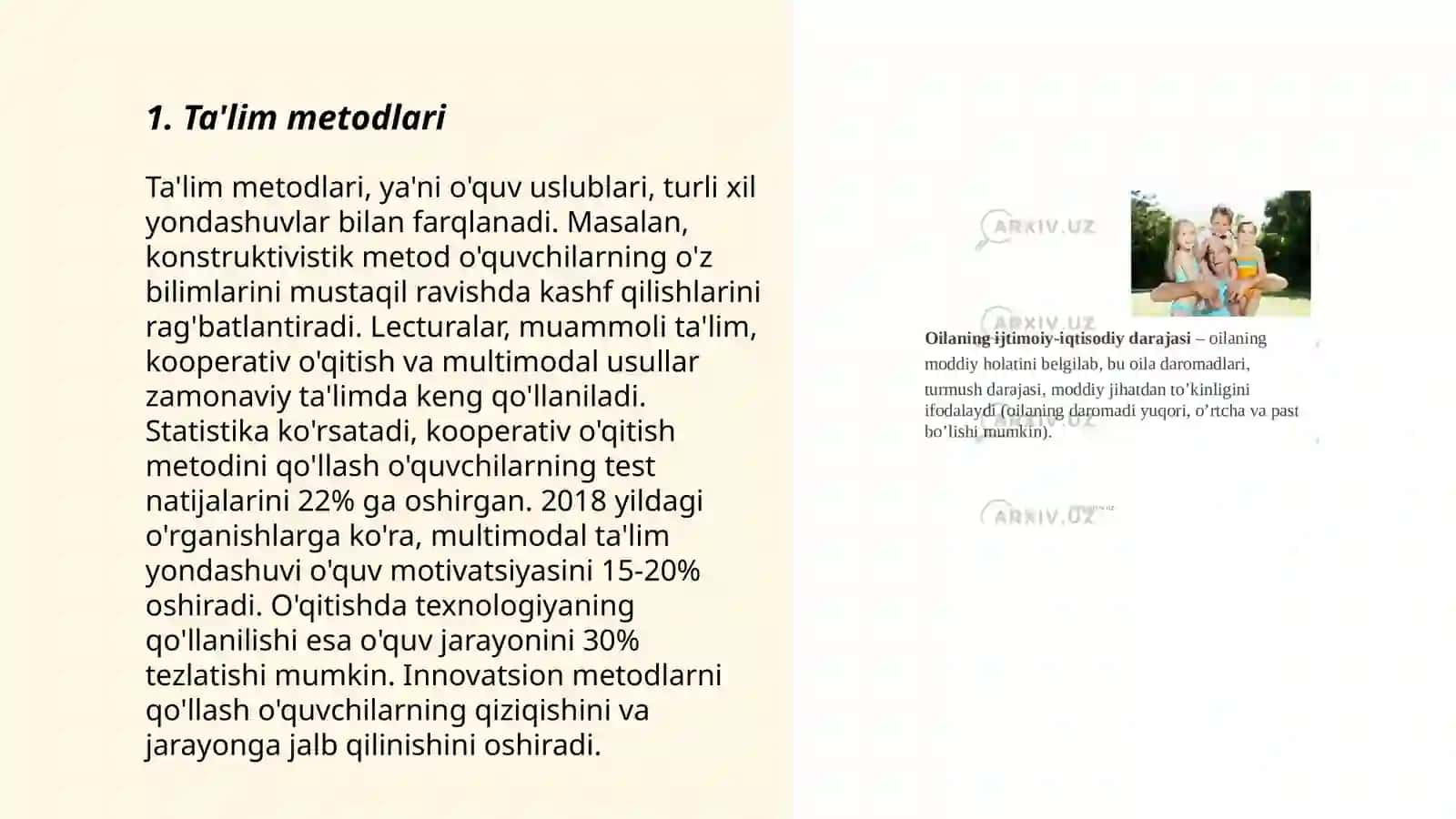 Pedagogning professional faoliyat turlari 3