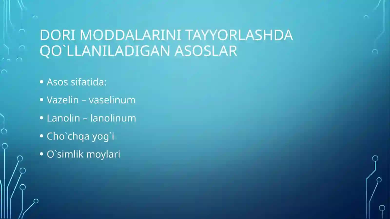 Yumshoq dorishakllari haqida ma’lumotlar 3