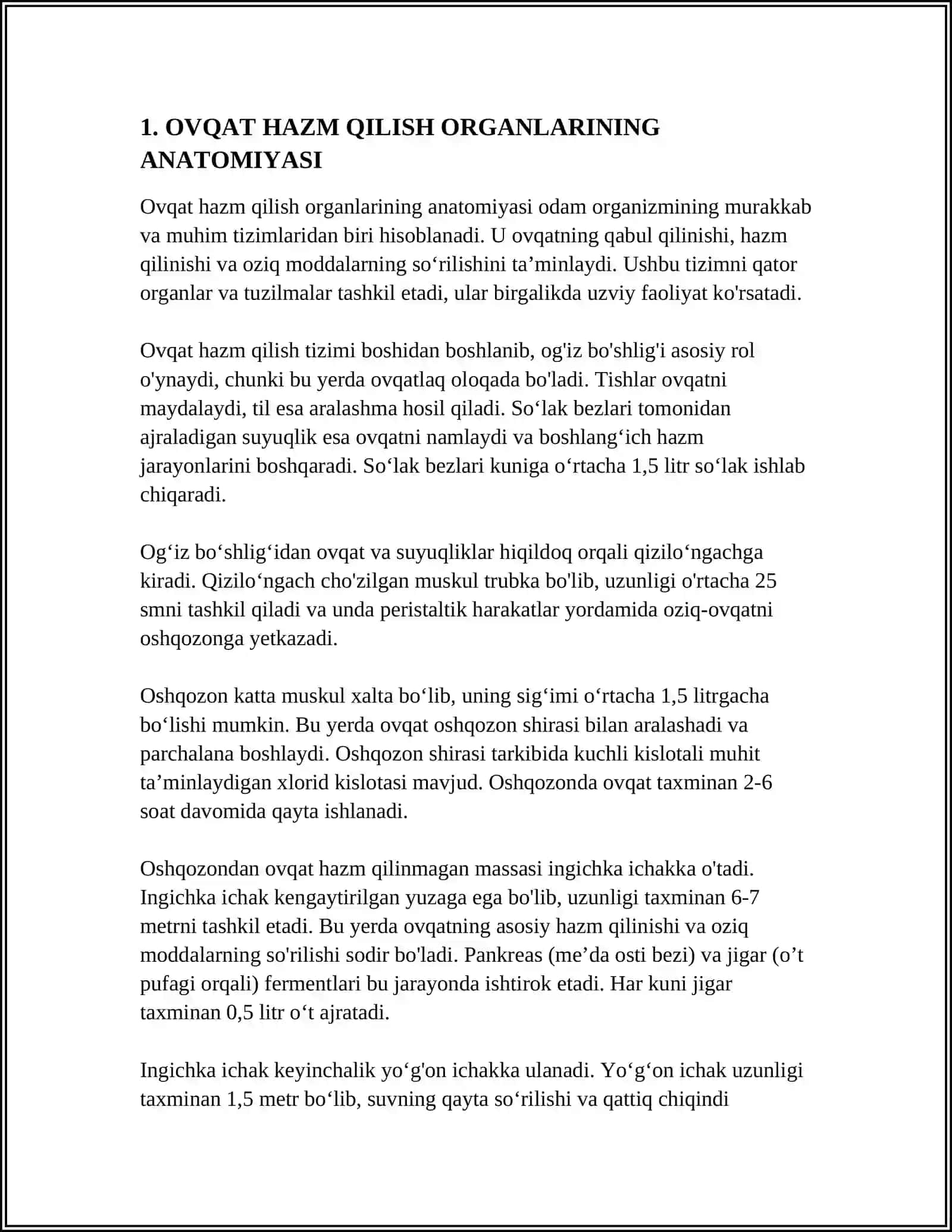 OVQAT HAZM QILISH ORGANLARI 3