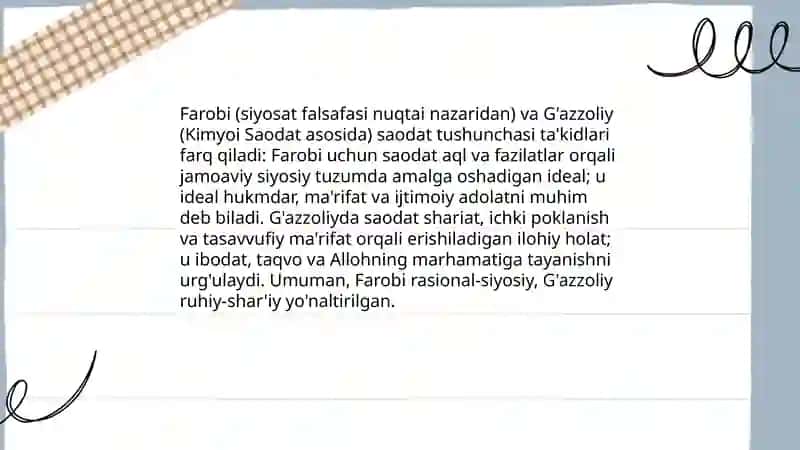 Abu Nasr Farobiyning va G'azzoliyning falsafa ilmiga oid qarashlarining qiyosiy tahlili 3
