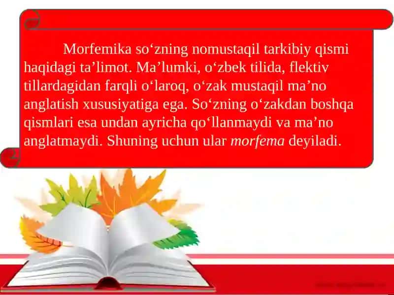 Morfemikava uning birligi haqida 3