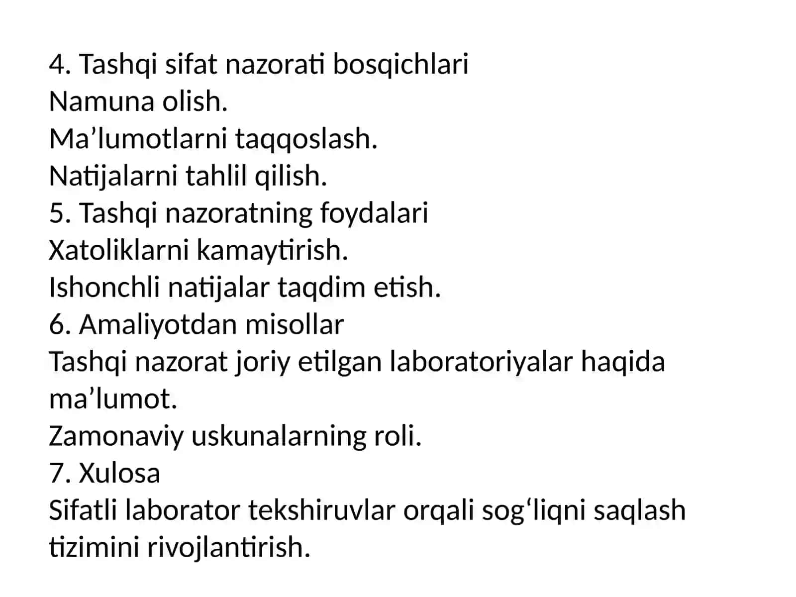 Laboratortekshiruvlar sifatining tashqi nazorati 3