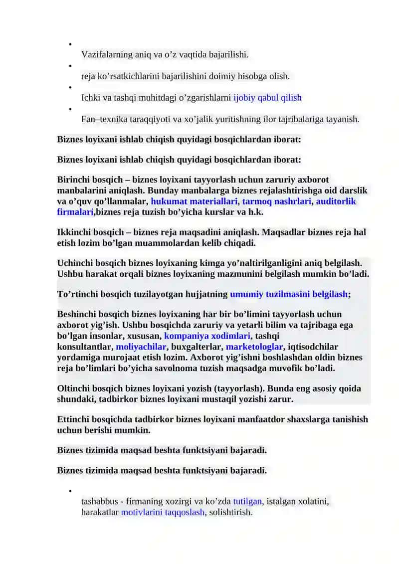 Biznes reja tuzish 3